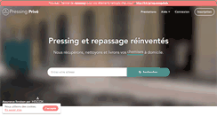 Desktop Screenshot of pressingprive.com